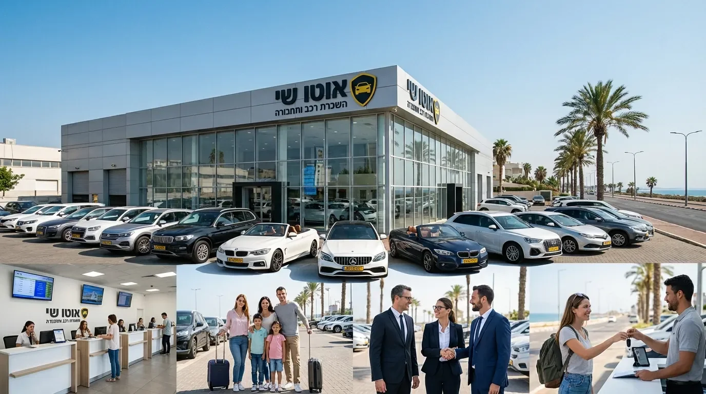 אוטו שי - מתקן השכרת רכב מודרני עם צי רכבים מגוון